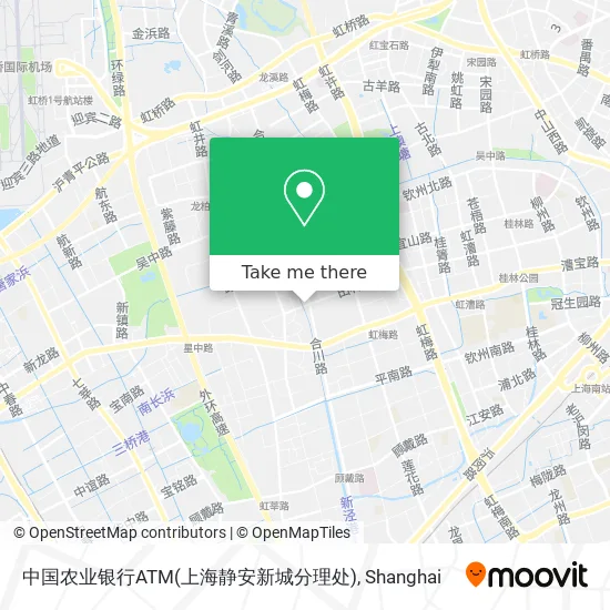 中国农业银行ATM(上海静安新城分理处) map