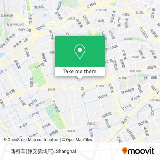 一嗨租车(静安新城店) map