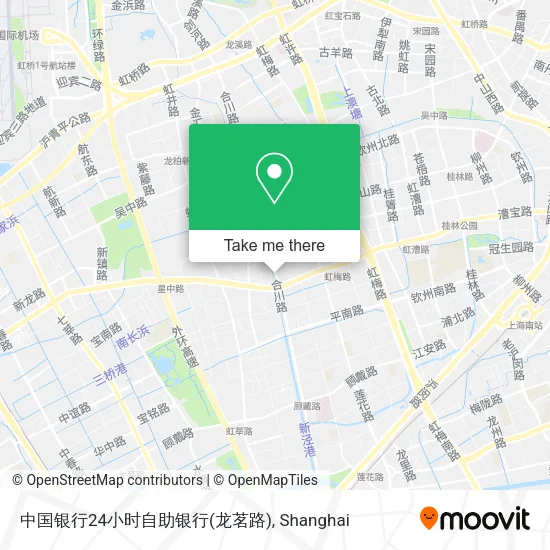 中国银行24小时自助银行(龙茗路) map