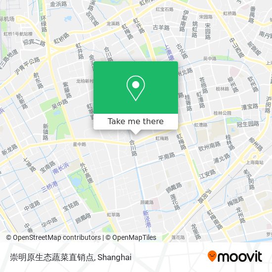 崇明原生态蔬菜直销点 map