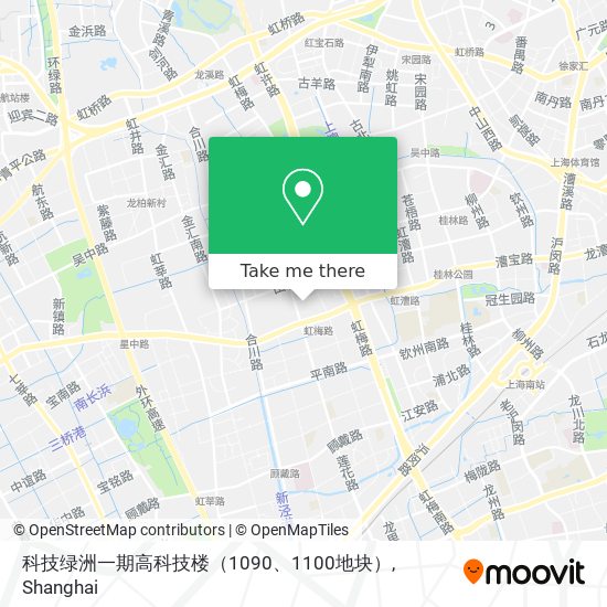 科技绿洲一期高科技楼（1090、1100地块） map