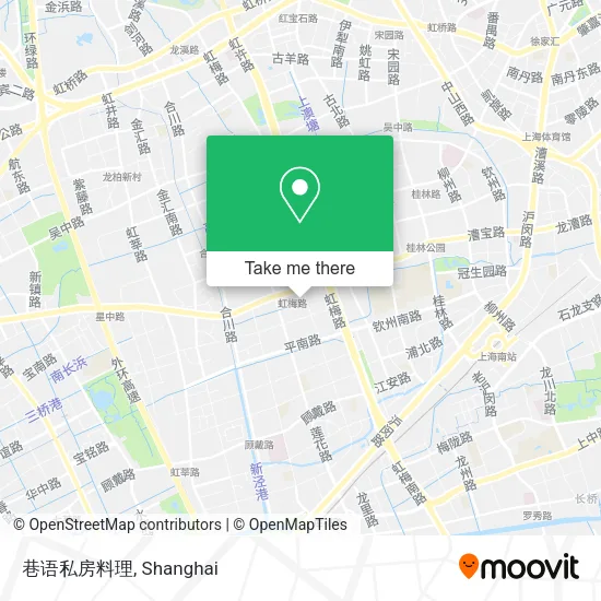 巷语私房料理 map
