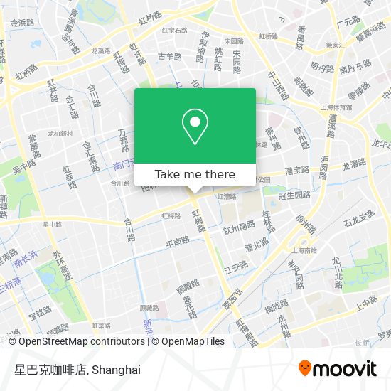 星巴克咖啡店 map