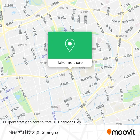 上海研祥科技大厦 map