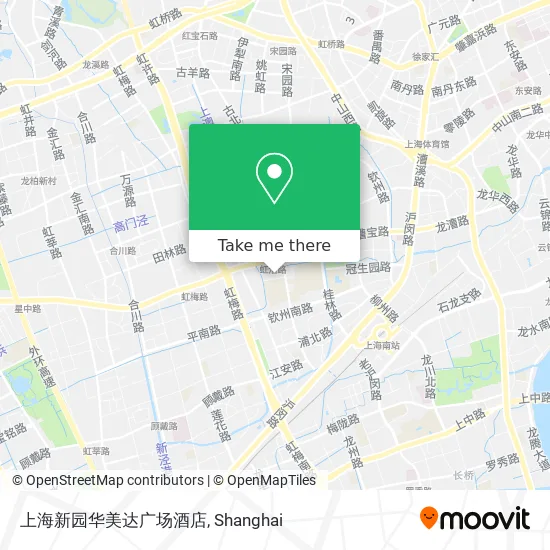 上海新园华美达广场酒店 map