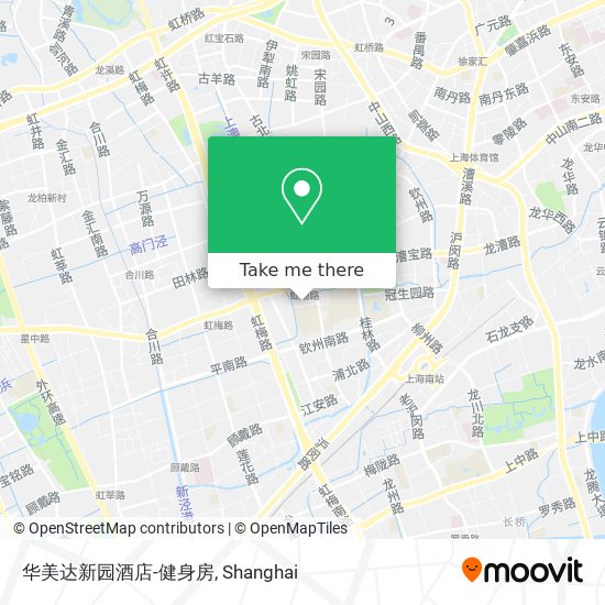 华美达新园酒店-健身房 map