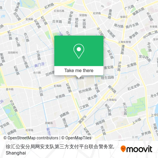 徐汇公安分局网安支队第三方支付平台联合警务室 map