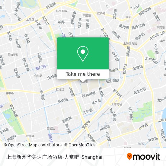 上海新园华美达广场酒店-大堂吧 map
