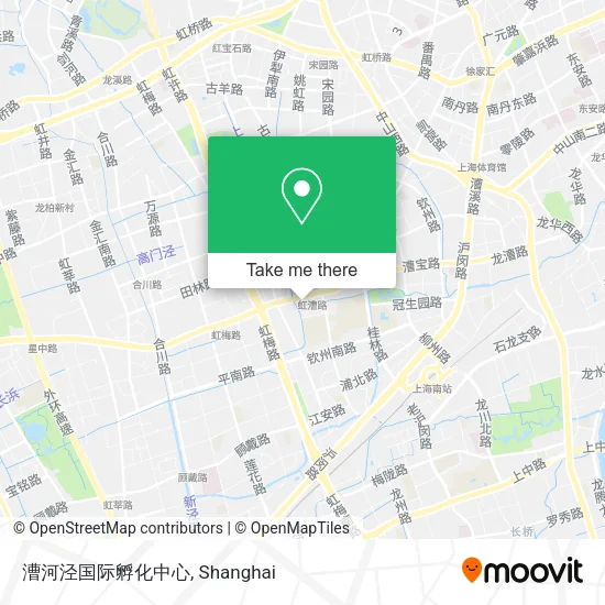 漕河泾国际孵化中心 map