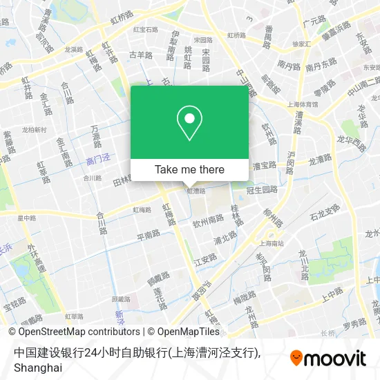 中国建设银行24小时自助银行(上海漕河泾支行) map
