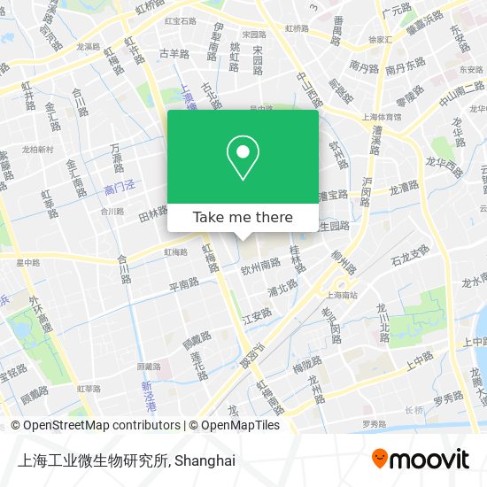 上海工业微生物研究所 map
