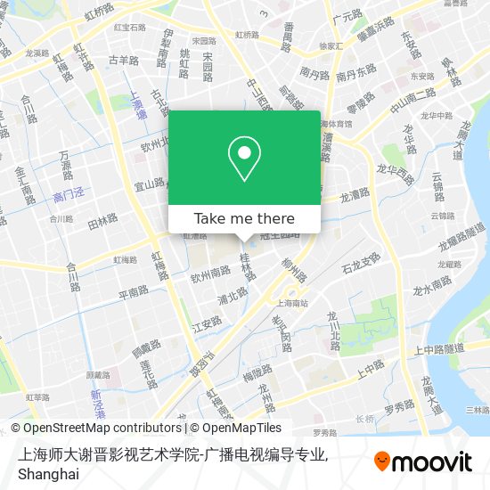 上海师大谢晋影视艺术学院-广播电视编导专业 map