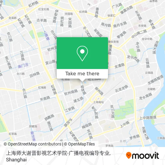 上海师大谢晋影视艺术学院-广播电视编导专业 map