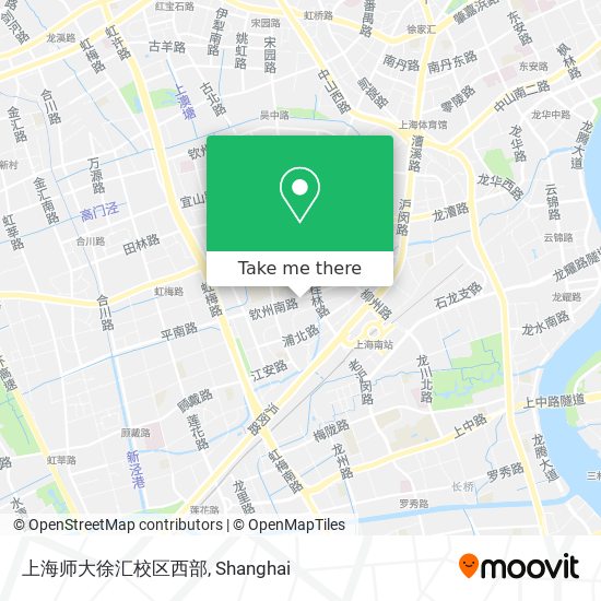 上海师大徐汇校区西部 map