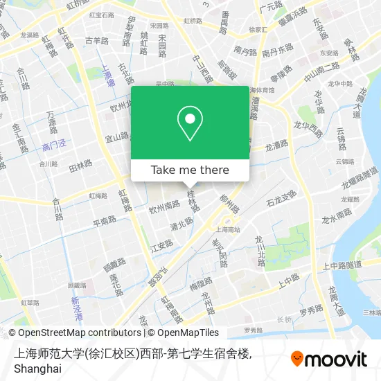 上海师范大学(徐汇校区)西部-第七学生宿舍楼 map