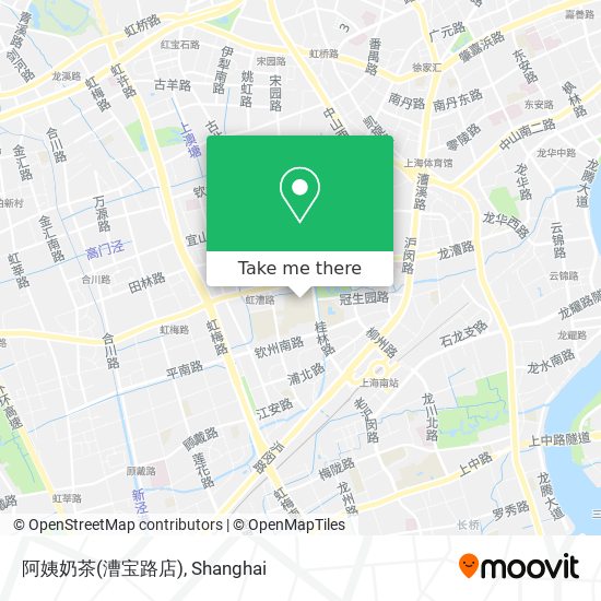 阿姨奶茶(漕宝路店) map