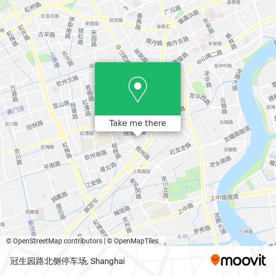 冠生园路北侧停车场 map