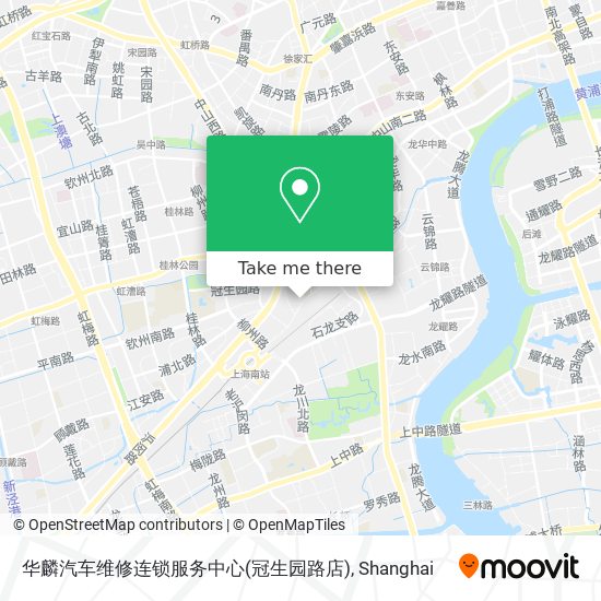 华麟汽车维修连锁服务中心(冠生园路店) map