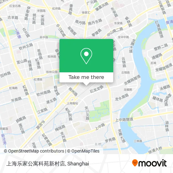 上海乐家公寓科苑新村店 map