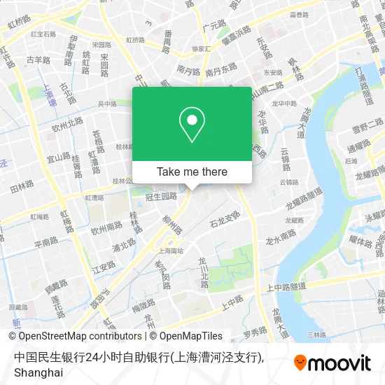 中国民生银行24小时自助银行(上海漕河泾支行) map