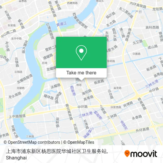 上海市浦东新区杨思医院华城社区卫生服务站 map