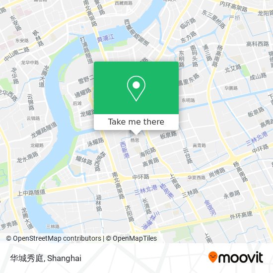 华城秀庭 map