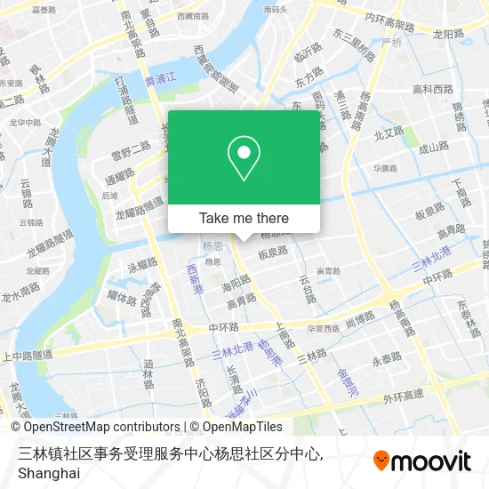 三林镇社区事务受理服务中心杨思社区分中心 map