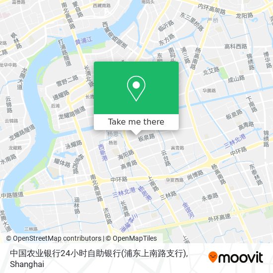 中国农业银行24小时自助银行(浦东上南路支行) map