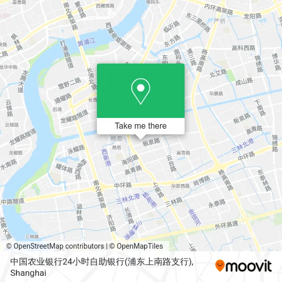 中国农业银行24小时自助银行(浦东上南路支行) map