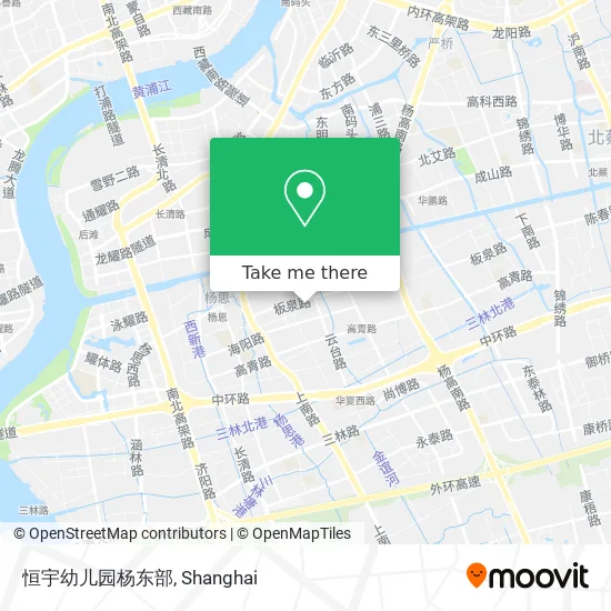 恒宇幼儿园杨东部 map