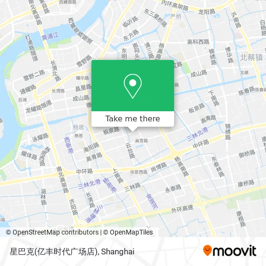 星巴克(亿丰时代广场店) map