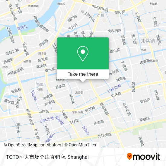TOTO恒大市场仓库直销店 map