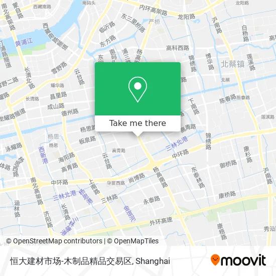 恒大建材市场-木制品精品交易区 map