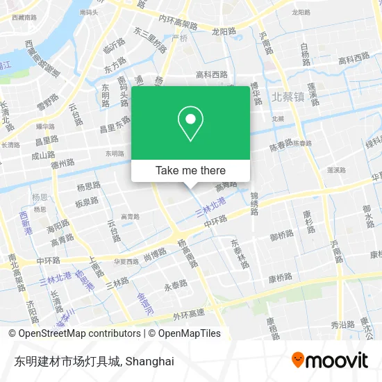 东明建材市场灯具城 map
