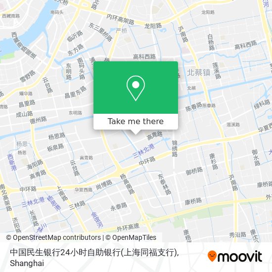 中国民生银行24小时自助银行(上海同福支行) map