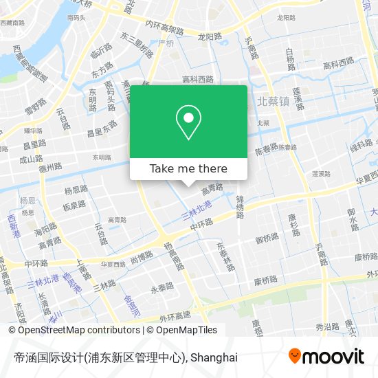 帝涵国际设计(浦东新区管理中心) map