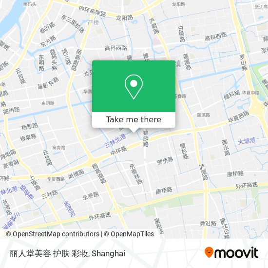 丽人堂美容 护肤 彩妆 map