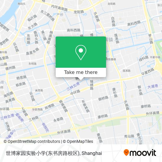 世博家园实验小学(东书房路校区) map