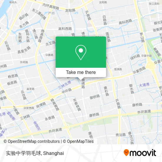 实验中学羽毛球 map