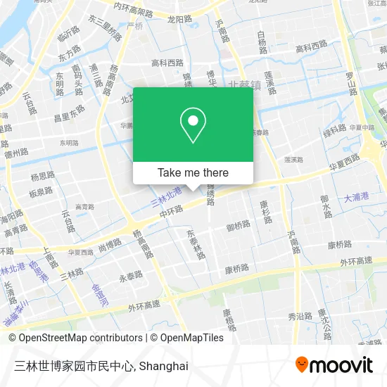 三林世博家园市民中心 map