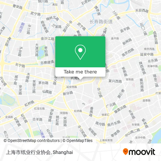上海市纸业行业协会 map
