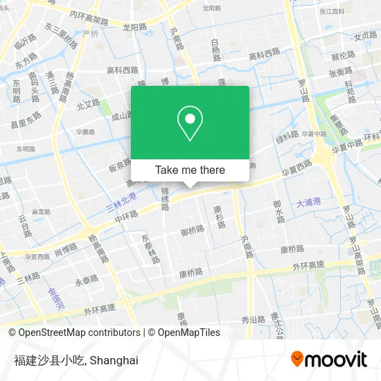 福建沙县小吃 map