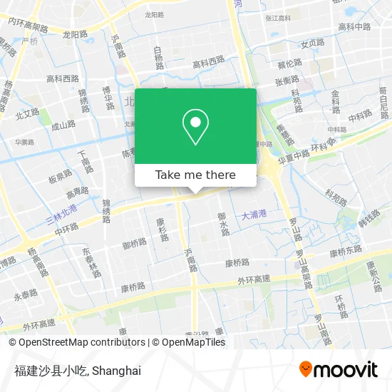 福建沙县小吃 map