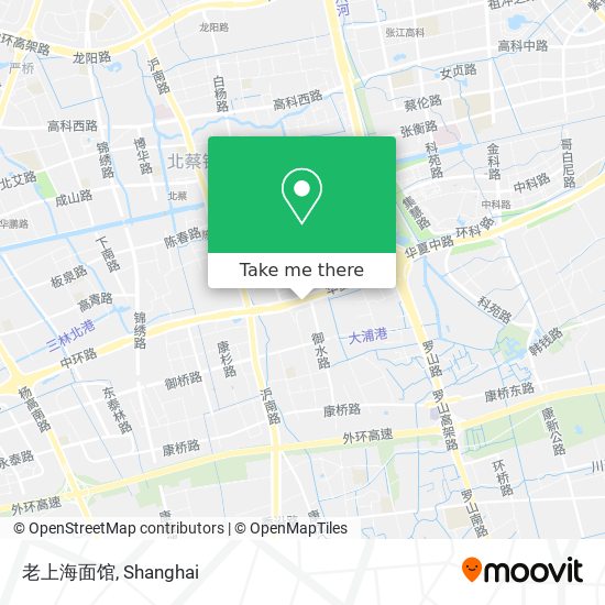 老上海面馆 map