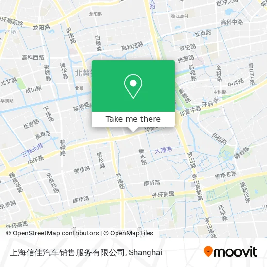 上海信佳汽车销售服务有限公司 map