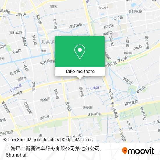 上海巴士新新汽车服务有限公司第七分公司 map