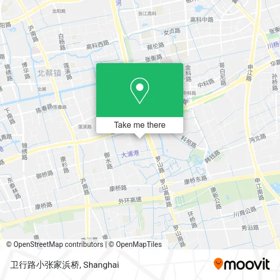 卫行路小张家浜桥 map