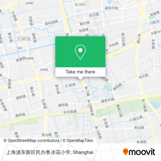 上海浦东新区民办鲁冰花小学 map