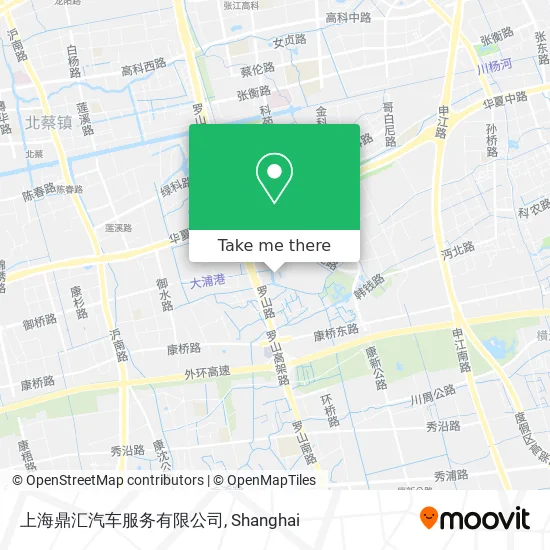 上海鼎汇汽车服务有限公司 map