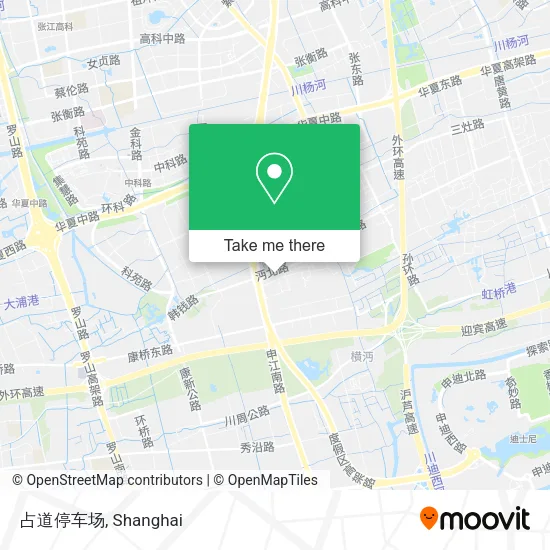 占道停车场 map